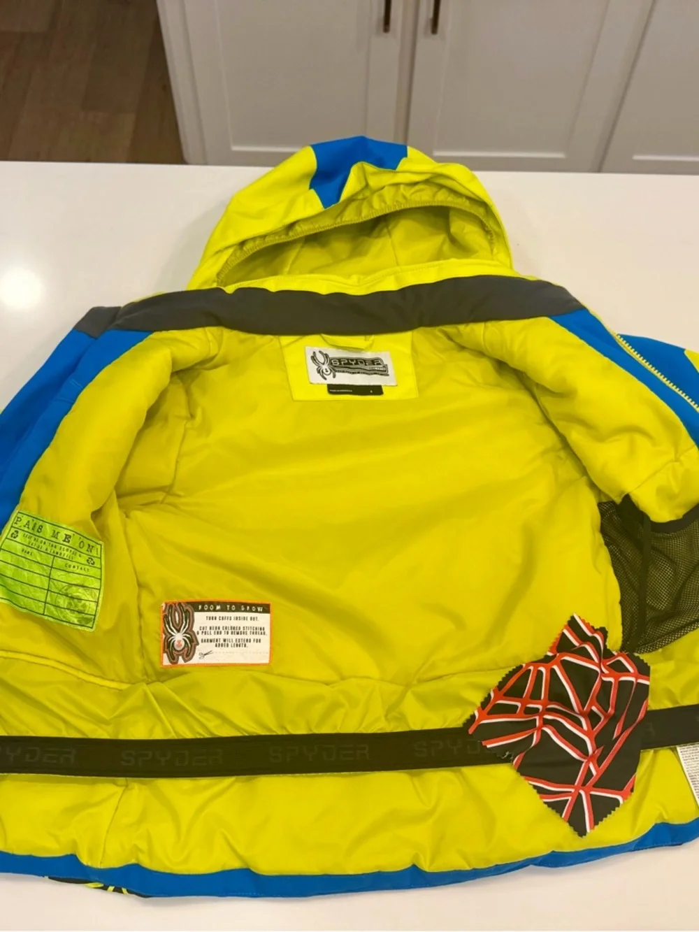 Spyder Challenger Jacket - Toddler Boy's Color: Collegiate; Size: 6
